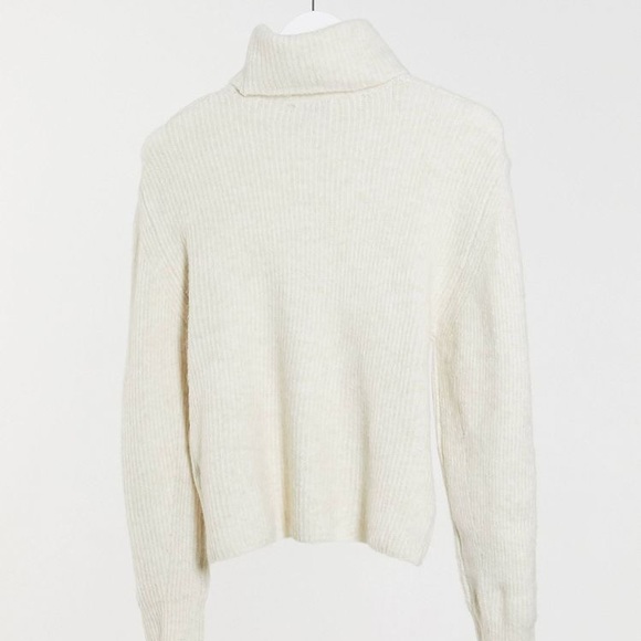 NWT TOPSHOP Camel Roll Knitted Sweater - Picture 6 of 6